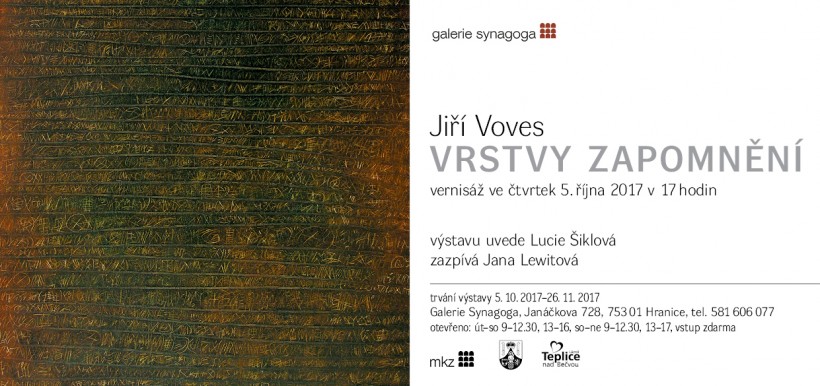 Jiří Voves - Hranice 2017 - VRSTVY ZAPOMNĚNÍ